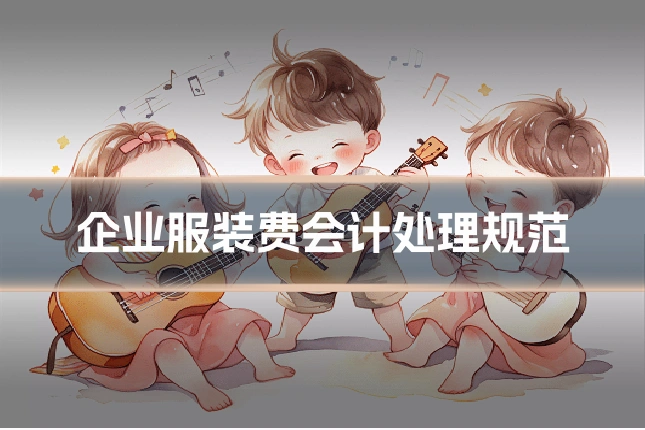 企业服装费会计处理规范
