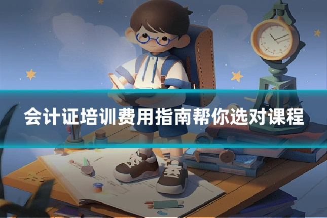 会计证培训费用指南帮你选对课程