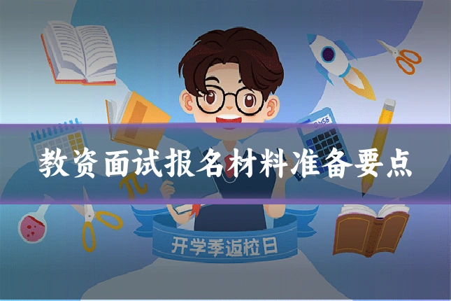 教资面试报名材料准备要点