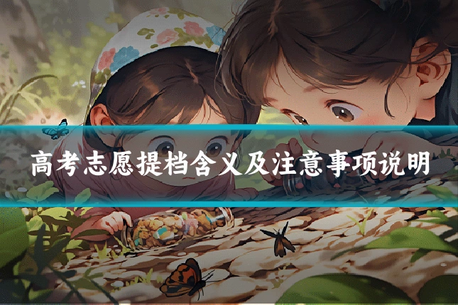 高考志愿提档含义及注意事项说明