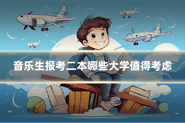 音乐生报考二本哪些大学值得考虑