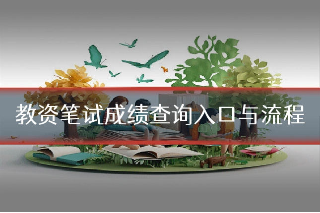 教资笔试成绩查询入口与流程