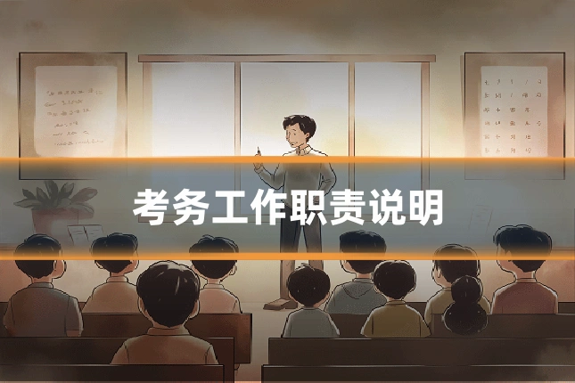 考务工作职责说明