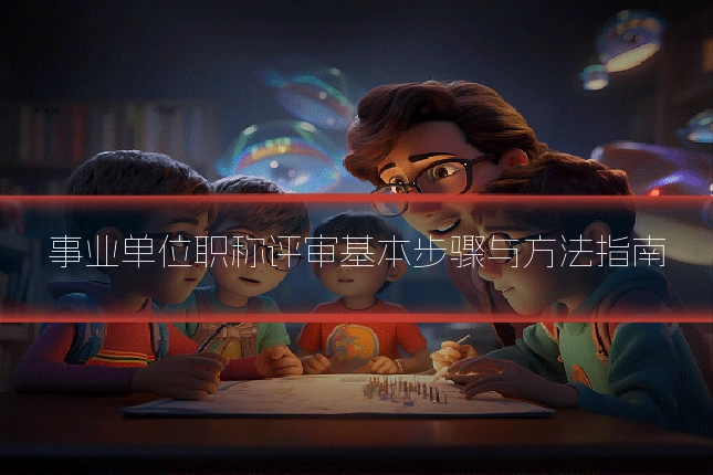 事业单位职称评审基本步骤与方法指南