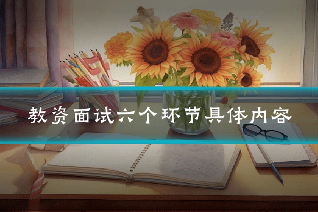教资面试六个环节具体内容