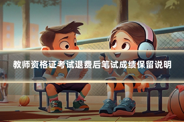 教师资格证考试退费后笔试成绩保留说明