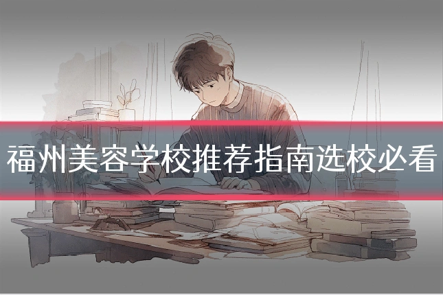 福州美容学校推荐指南选校必看
