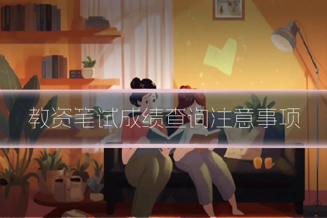 教资笔试成绩查询注意事项