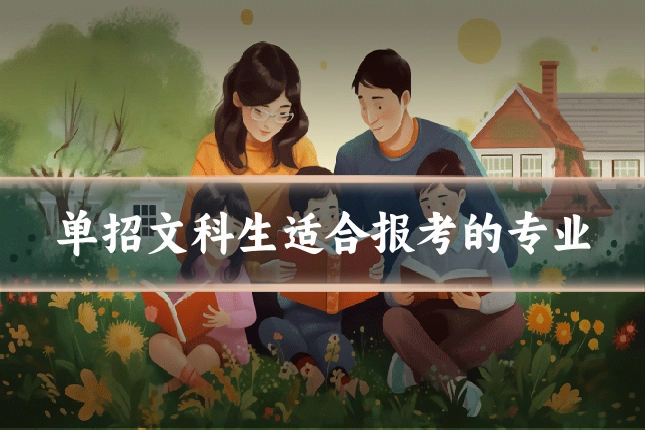单招文科生适合报考的专业