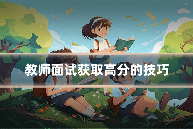 教师面试获取高分的技巧