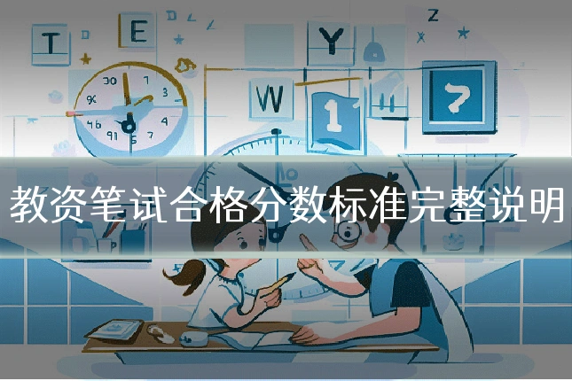 教资笔试合格分数标准完整说明