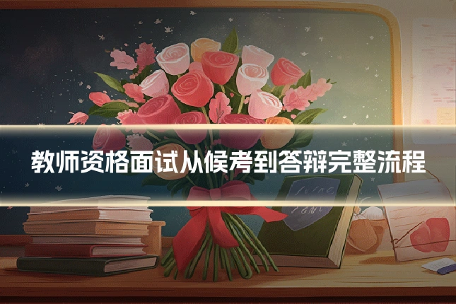 教师资格面试从候考到答辩完整流程