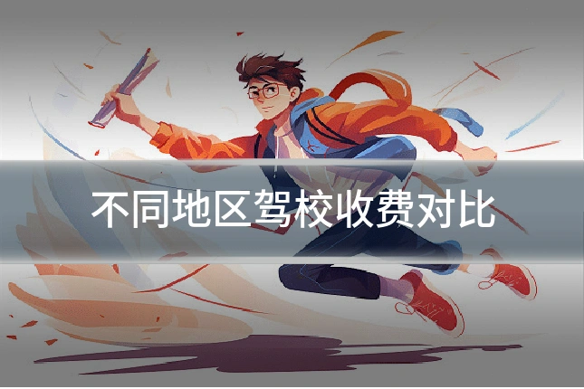不同地区驾校收费对比