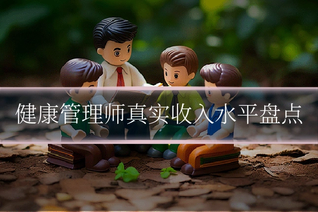 健康管理师真实收入水平盘点