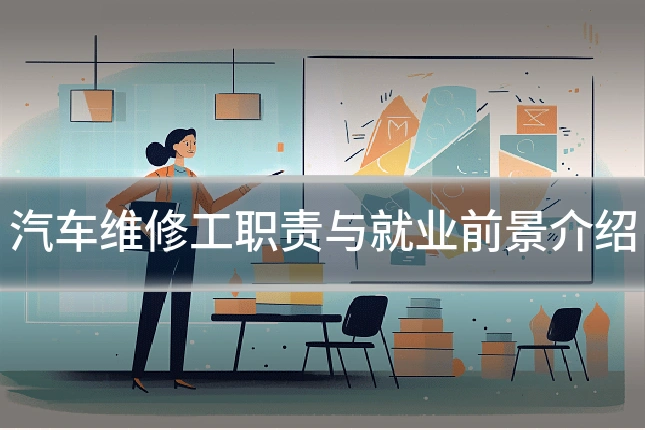 汽车维修工职责与就业前景介绍