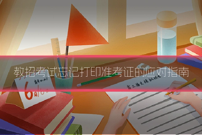 教招考试忘记打印准考证的应对指南
