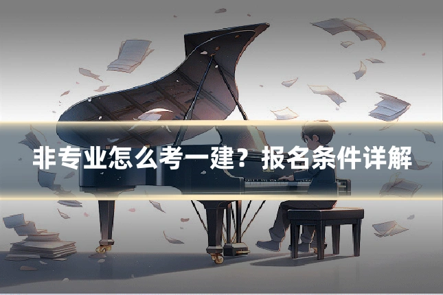 非专业怎么考一建？报名条件详解