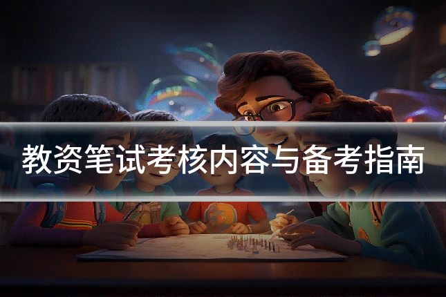教资笔试考核内容与备考指南