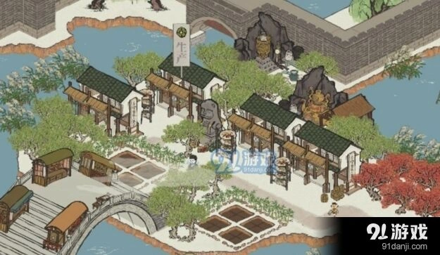 江南百景图砖砌仓库5级满级效果