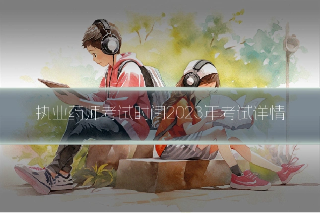 执业药师考试时间2023年考试详情