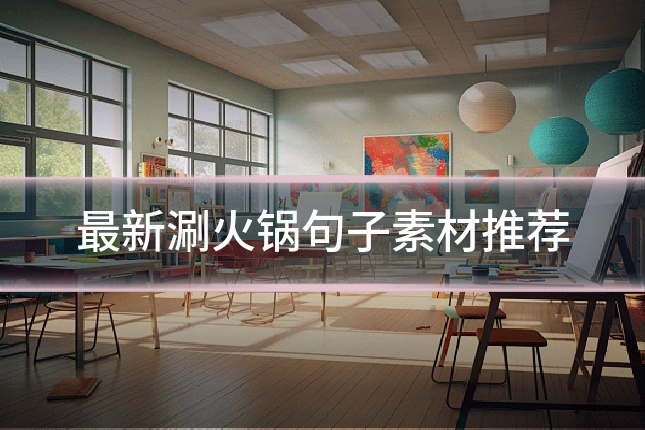 最新涮火锅句子素材推荐