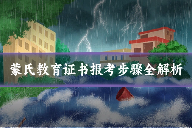 蒙氏教育证书报考步骤全解析
