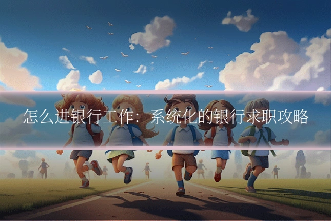 怎么进银行工作：系统化的银行求职攻略