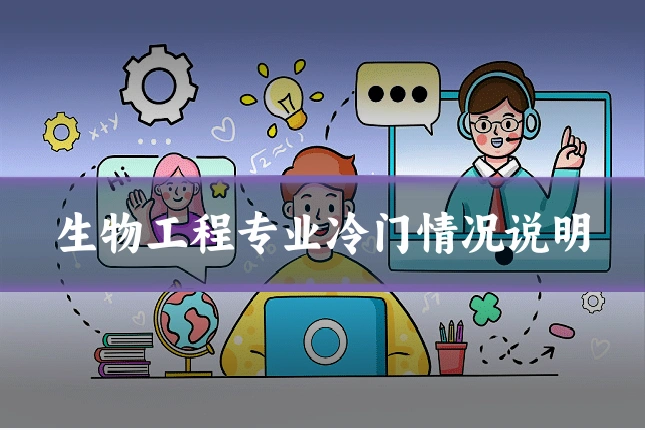 生物工程专业冷门情况说明