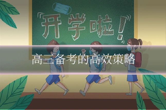 高三备考的高效策略