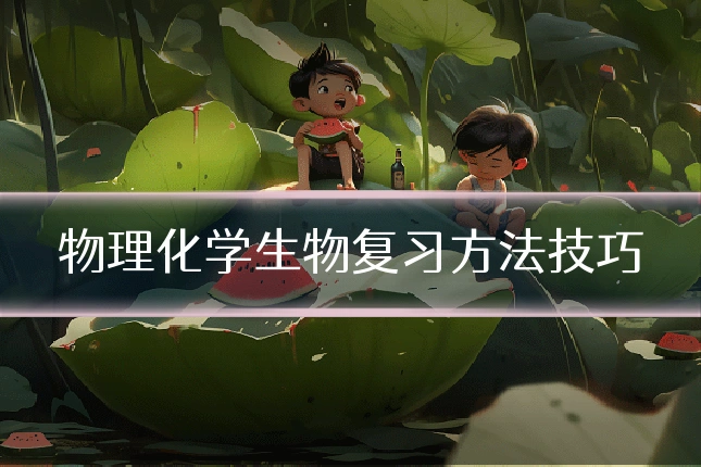 物理化学生物复习方法技巧