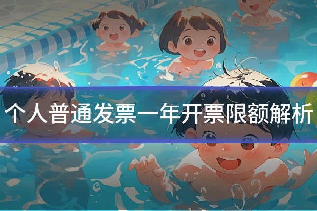 个人普通发票一年开票限额解析
