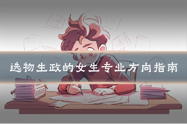 选物生政的女生专业方向指南