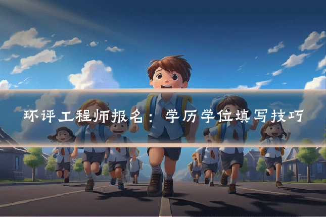 环评工程师报名：学历学位填写技巧