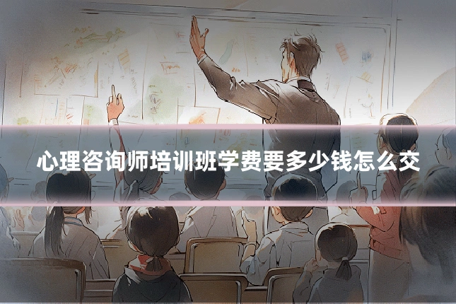 心理咨询师培训班学费要多少钱怎么交