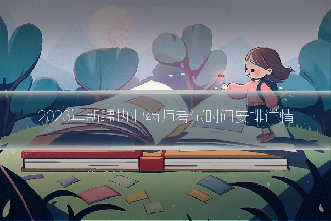 2023年新疆执业药师考试时间安排详情