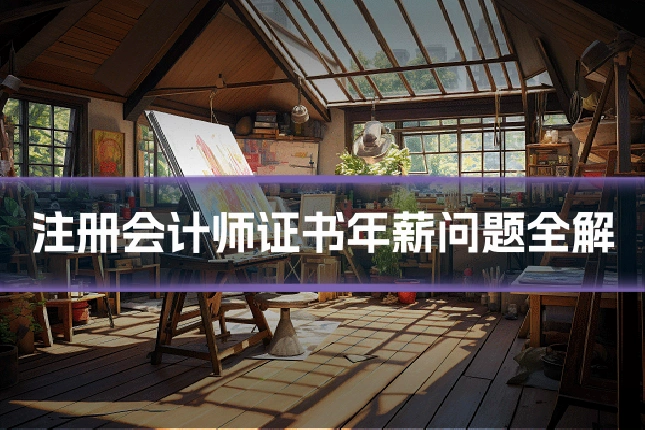 注册会计师证书年薪问题全解