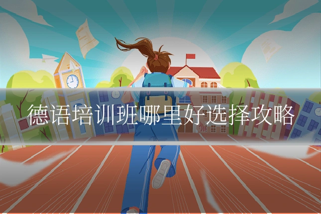 德语培训班哪里好选择攻略