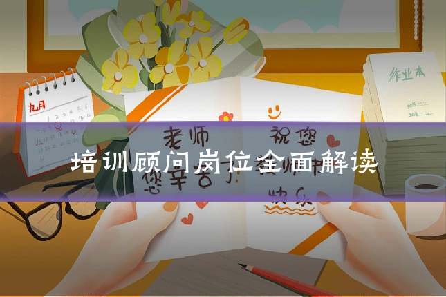 培训顾问岗位全面解读