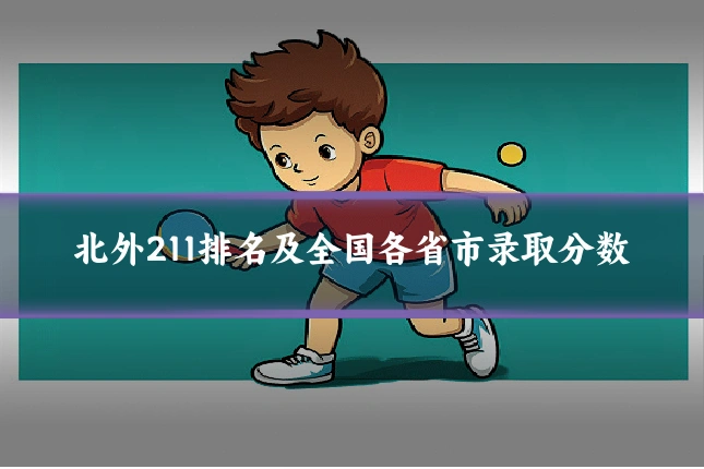 北外211排名及全国各省市录取分数