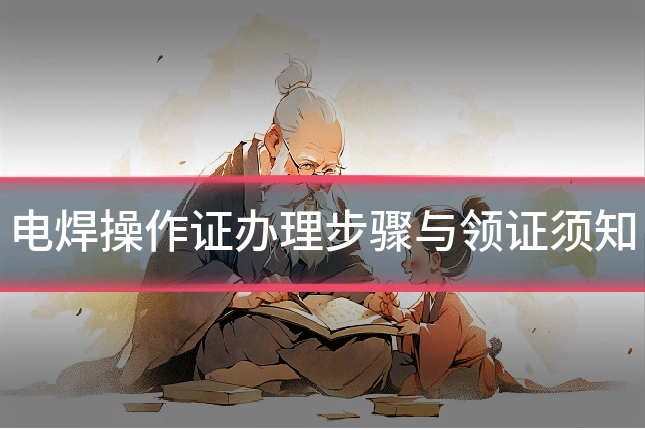 电焊操作证办理步骤与领证须知
