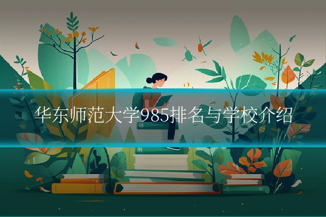 华东师范大学985排名与学校介绍