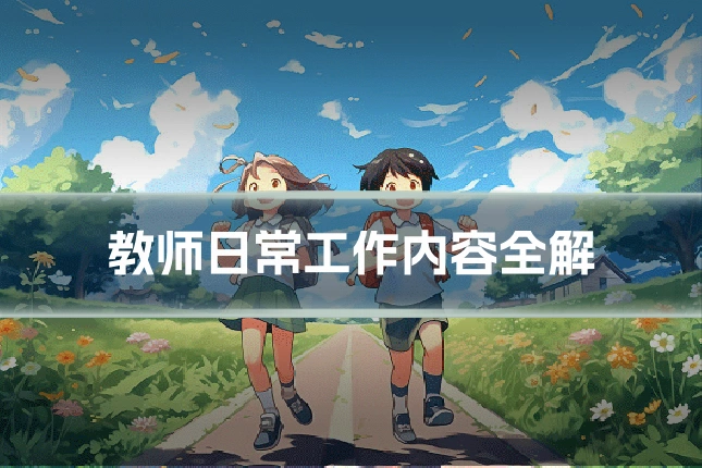 教师日常工作内容全解