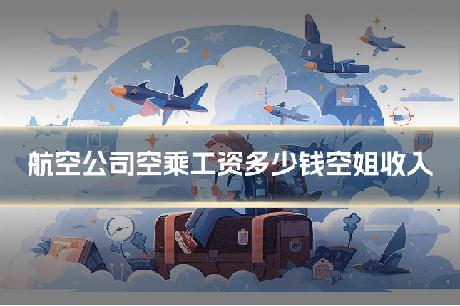 航空公司空乘工资多少钱空姐收入