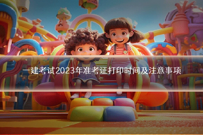 一建考试2023年准考证打印时间及注意事项