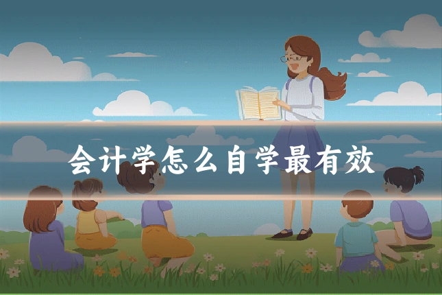 会计学怎么自学最有效