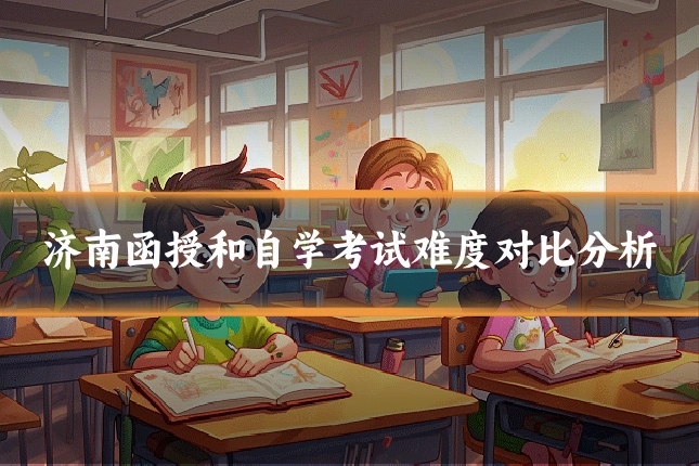 济南函授和自学考试难度对比分析