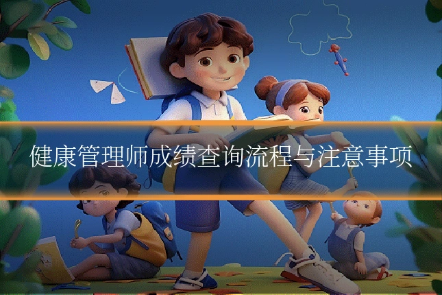 健康管理师成绩查询流程与注意事项