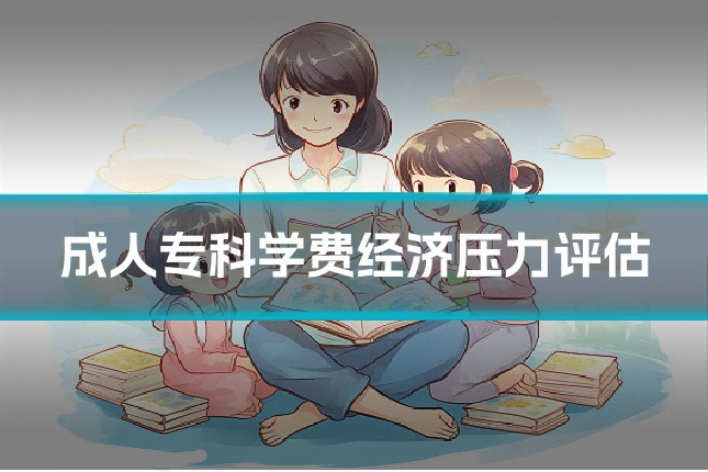 成人专科学费经济压力评估
