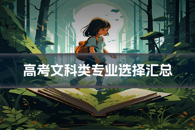 高考文科类专业选择汇总