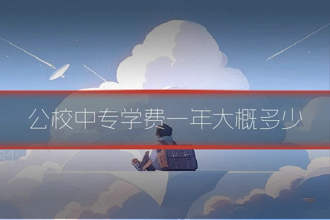 公校中专学费一年大概多少